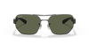 [G-15 Green Lenses, Polished Gunmetal Frame]