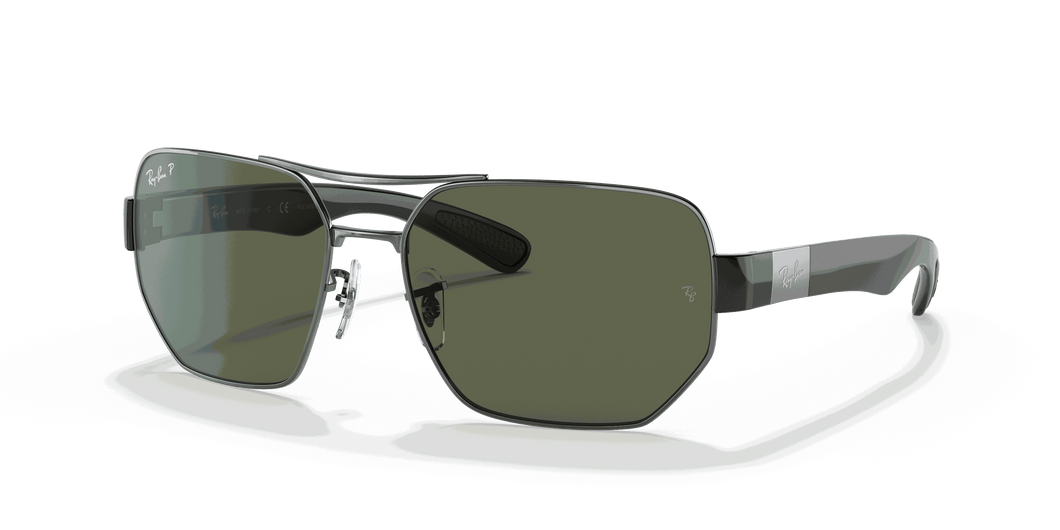 [G-15 Green Lenses, Polished Gunmetal Frame]