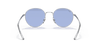 [Blue Classic Lenses, Polished Silver Frame]