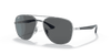 [Dark Grey Lenses, Polished Silver Frame]