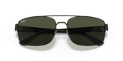 Green Lenses, Polished Black Frame