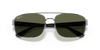 [Green Polar Lenses, Polished Gunmetal Frame]