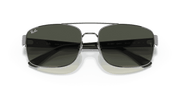 Grey Gradient Lenses, Polished Gunmetal Frame