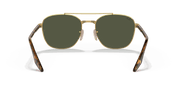 Green Lenses, Polished Arista Gold Frame