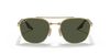 [Green Lenses, Polished Arista Gold Frame]