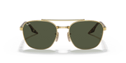 Green Lenses, Polished Arista Gold Frame