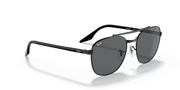 Dark Grey Lenses, Polished Black Frame