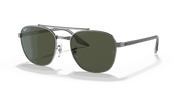 Green Lenses, Polished Gunmetal Frame