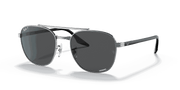 Dark Grey Lenses, Polished Gunmetal Frame