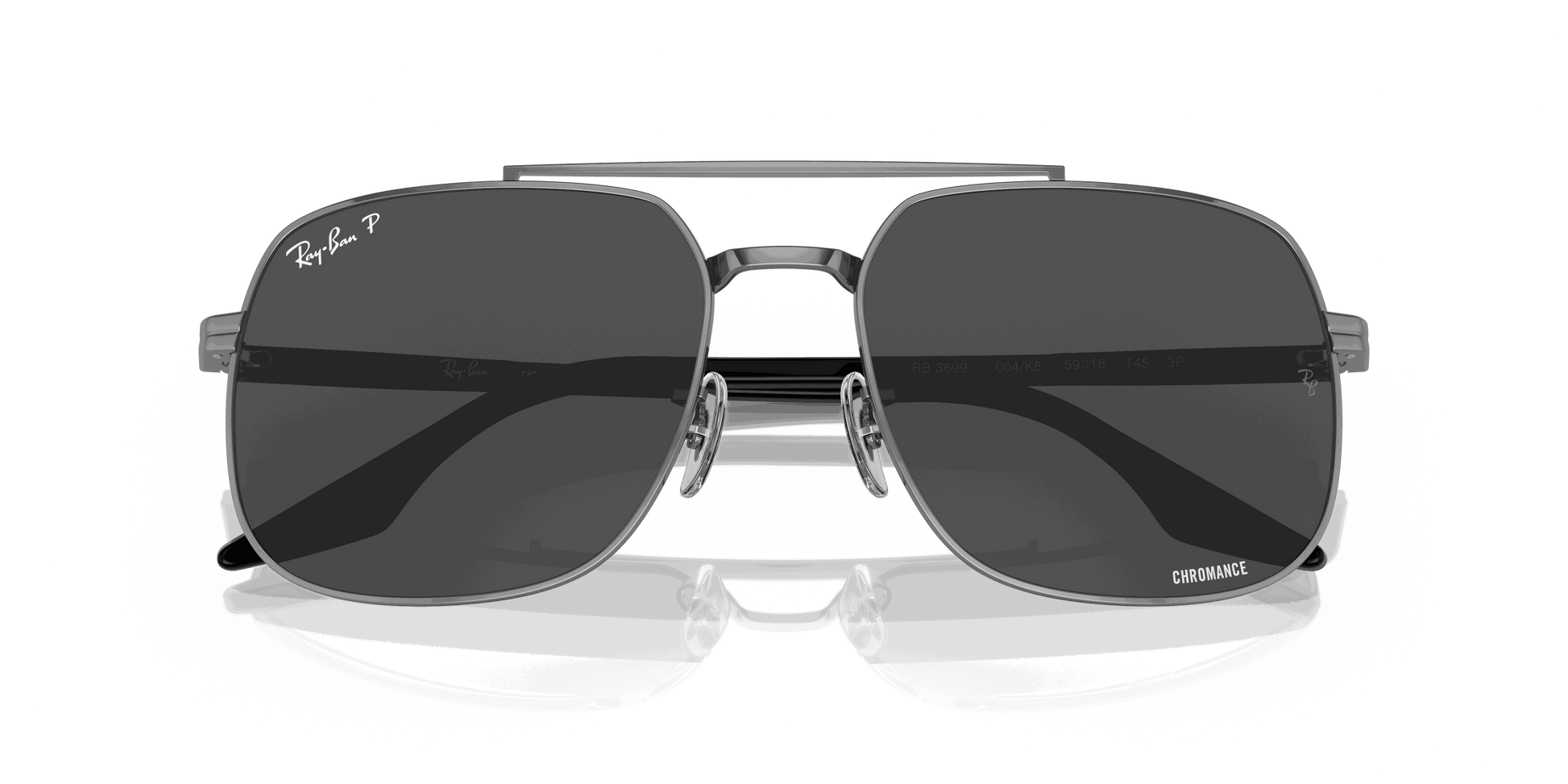 [Dark Grey Lenses, Polished Gunmetal Frame]