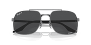 Dark Grey Lenses, Polished Gunmetal Frame