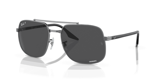 [Dark Grey Lenses, Polished Gunmetal Frame]