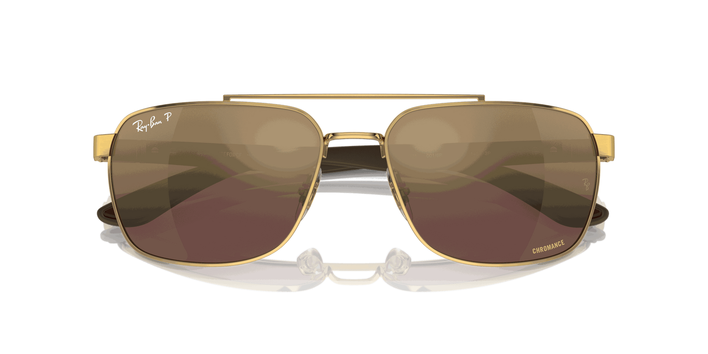 [Purple/Gold Lenses, Polished Arista Gold Frame]