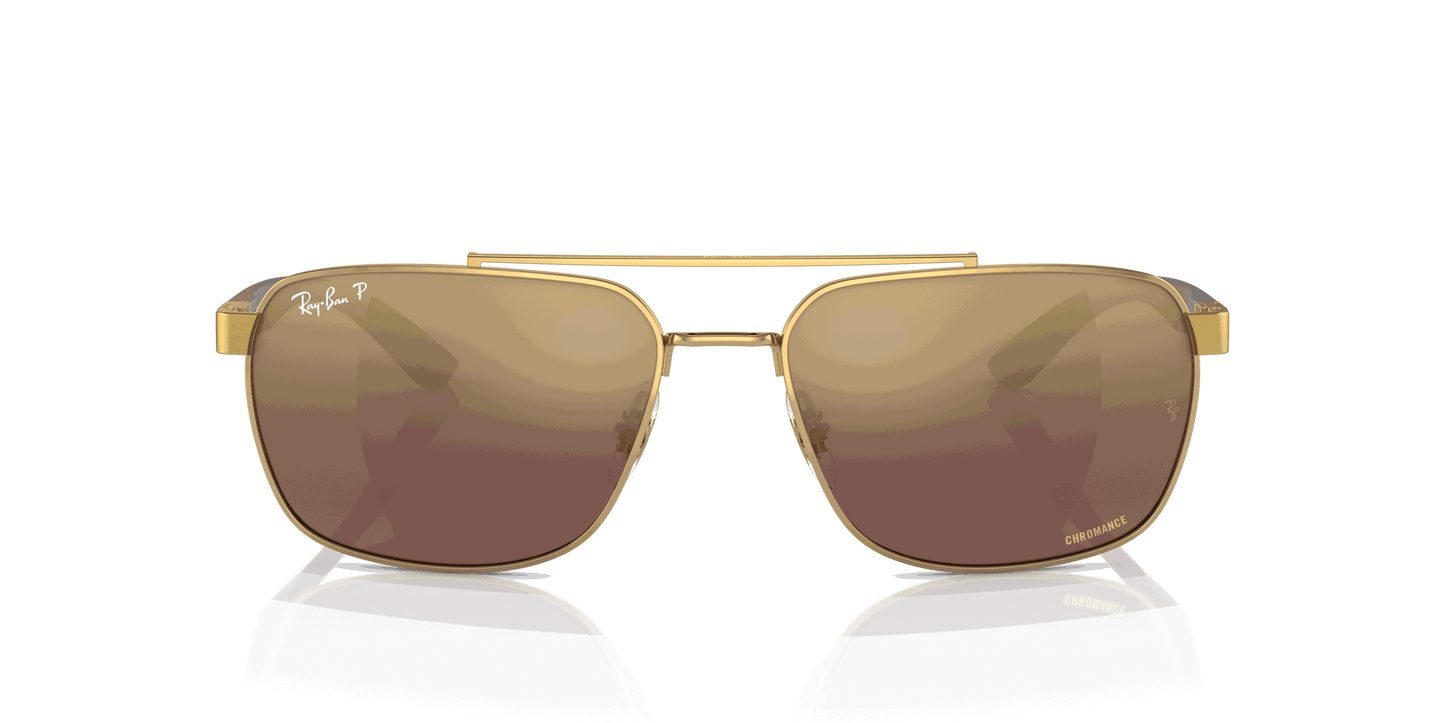 [Purple/Gold Lenses, Polished Arista Gold Frame]