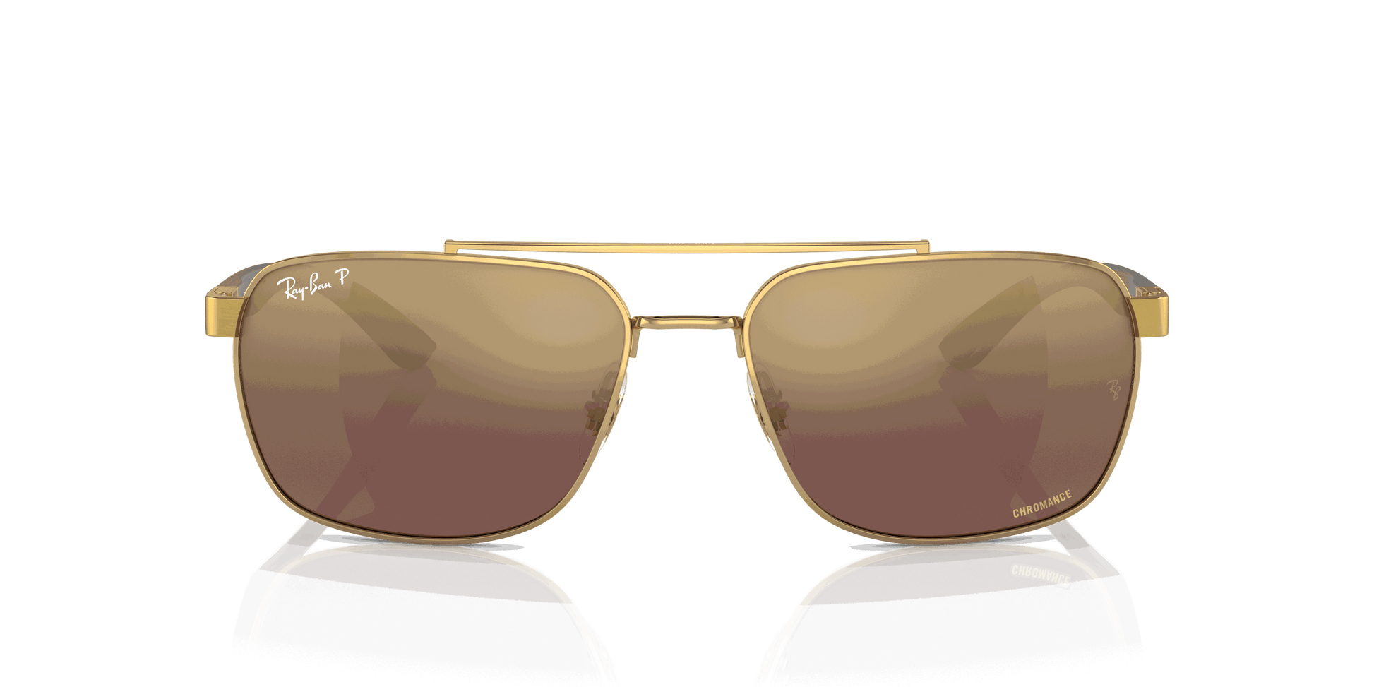 [Purple/Gold Lenses, Polished Arista Gold Frame]