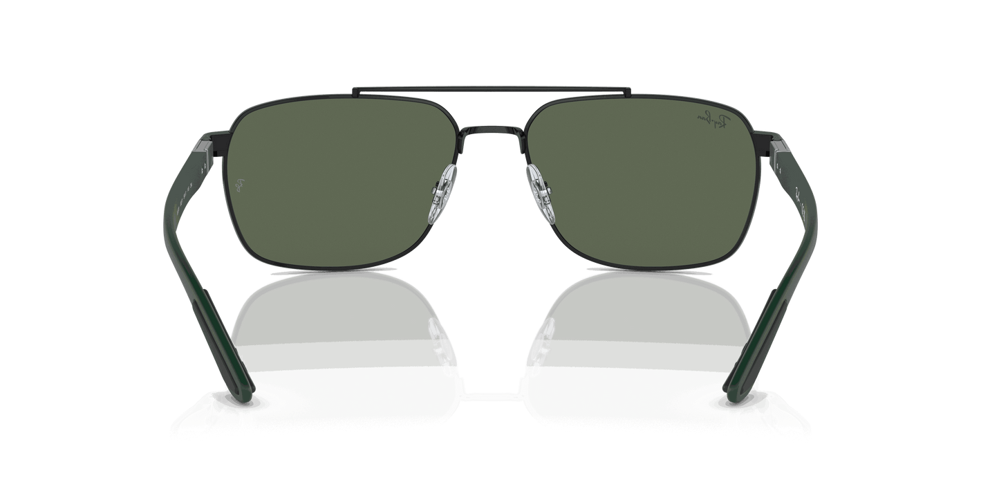 [Dark Green Lenses, Polished Black Frame]