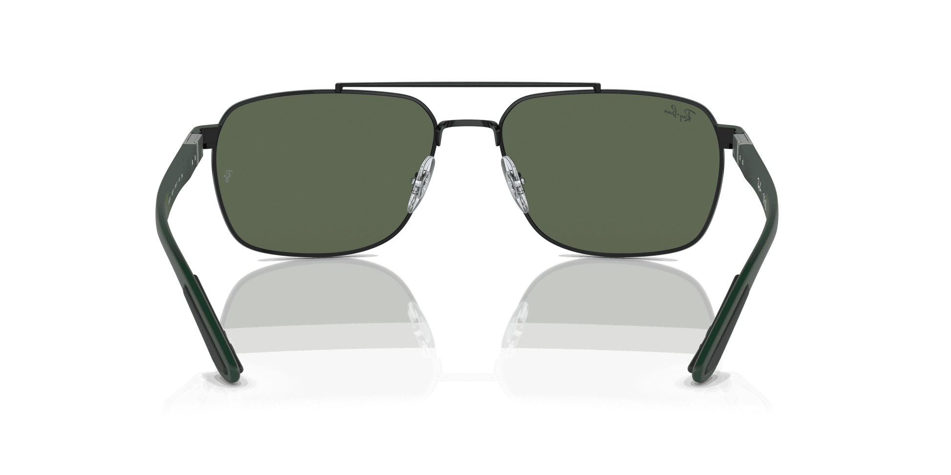 [Dark Green Lenses, Polished Black Frame]