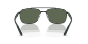 Dark Green Lenses, Polished Black Frame