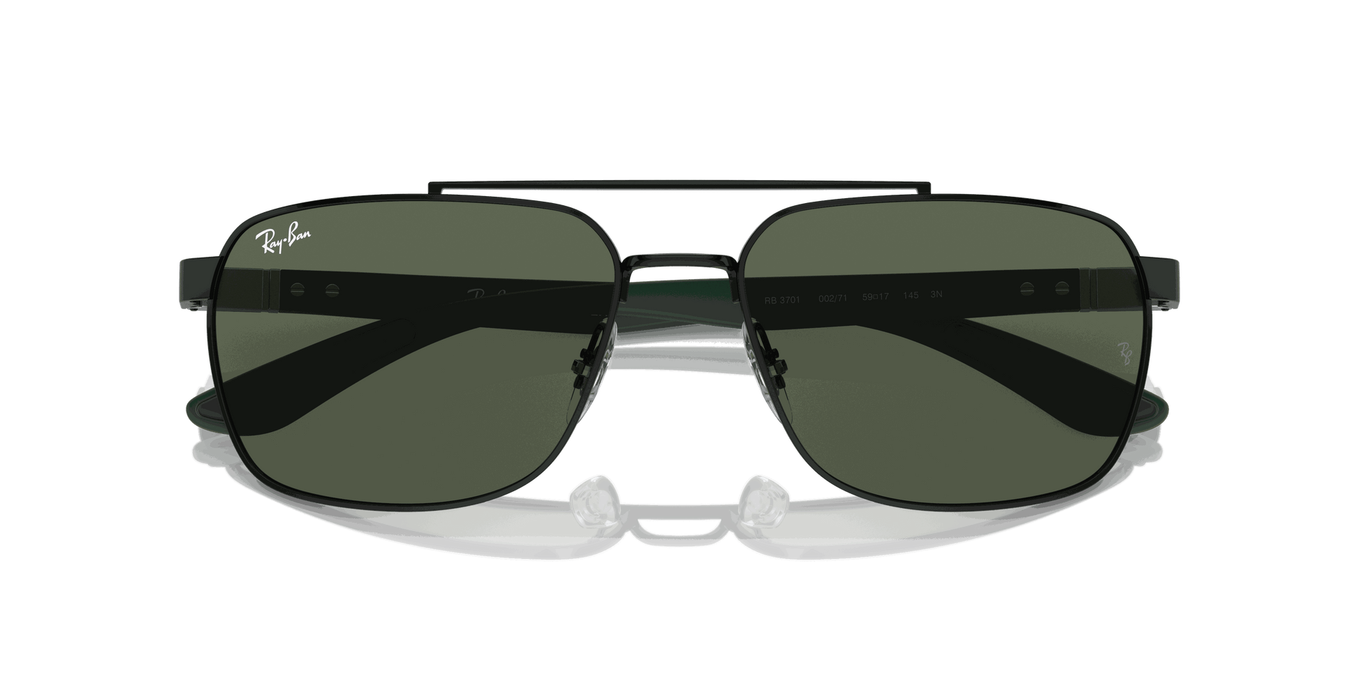 [Dark Green Lenses, Polished Black Frame]