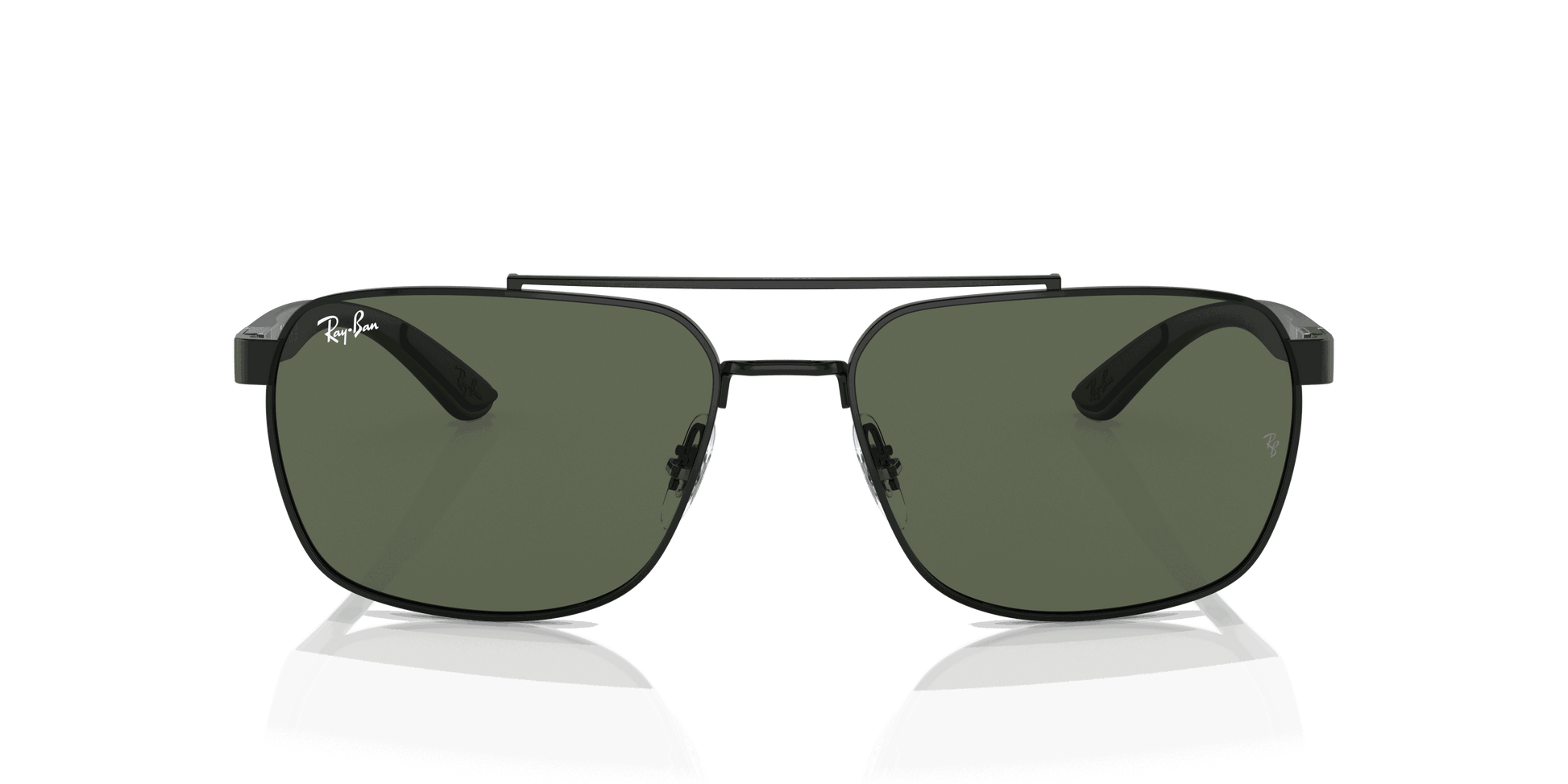 [Dark Green Lenses, Polished Black Frame]
