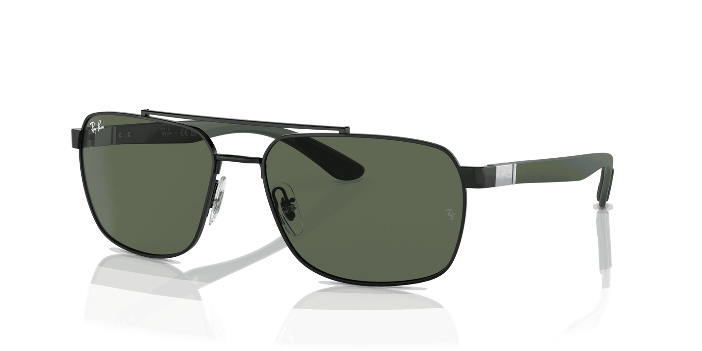 [Dark Green Lenses, Polished Black Frame]