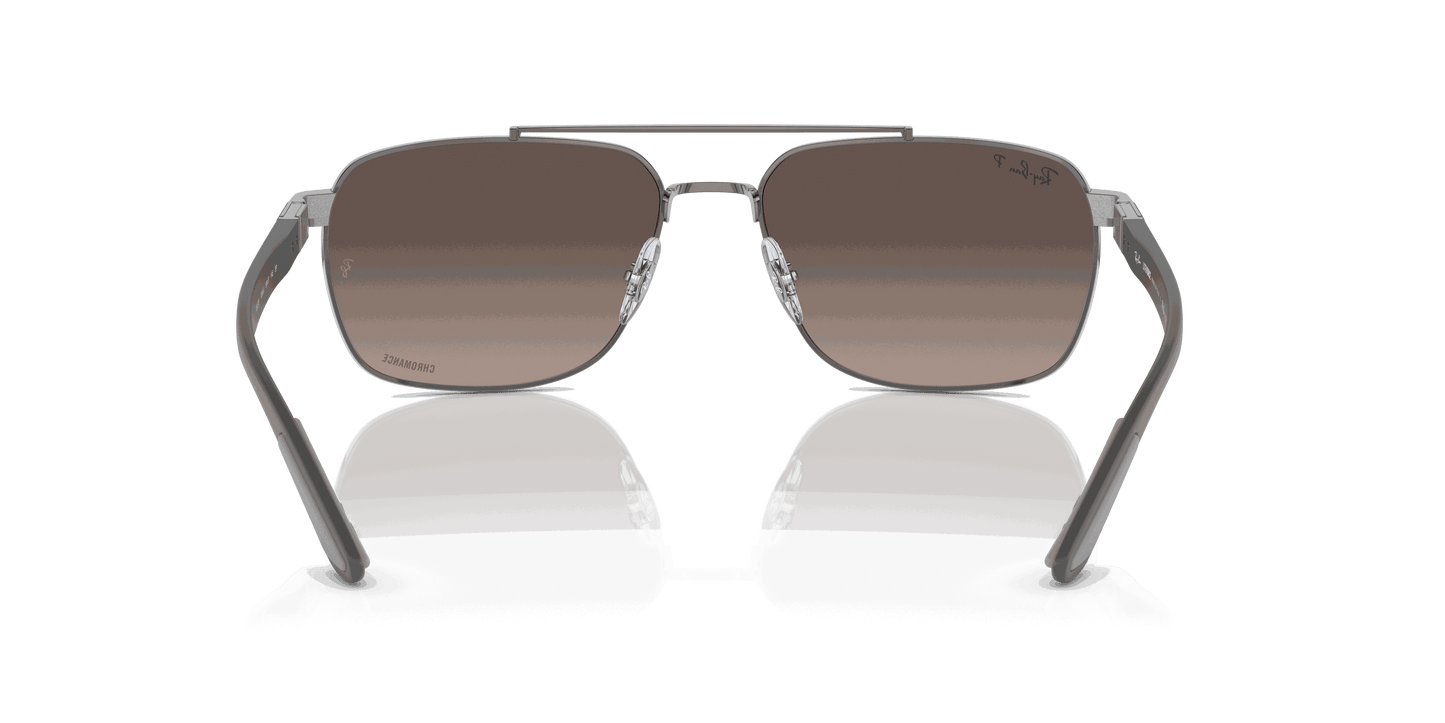 [Grey Lenses, Polished Gunmetal Frame]