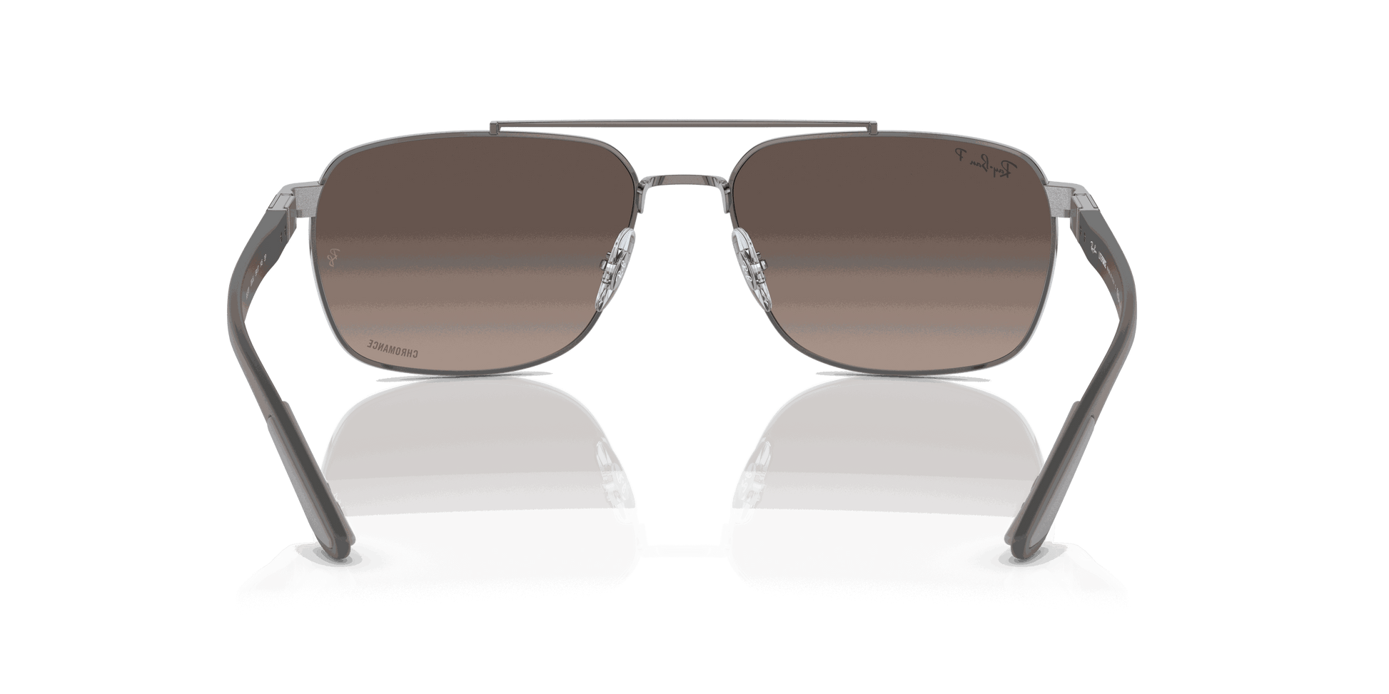 [Grey Lenses, Polished Gunmetal Frame]
