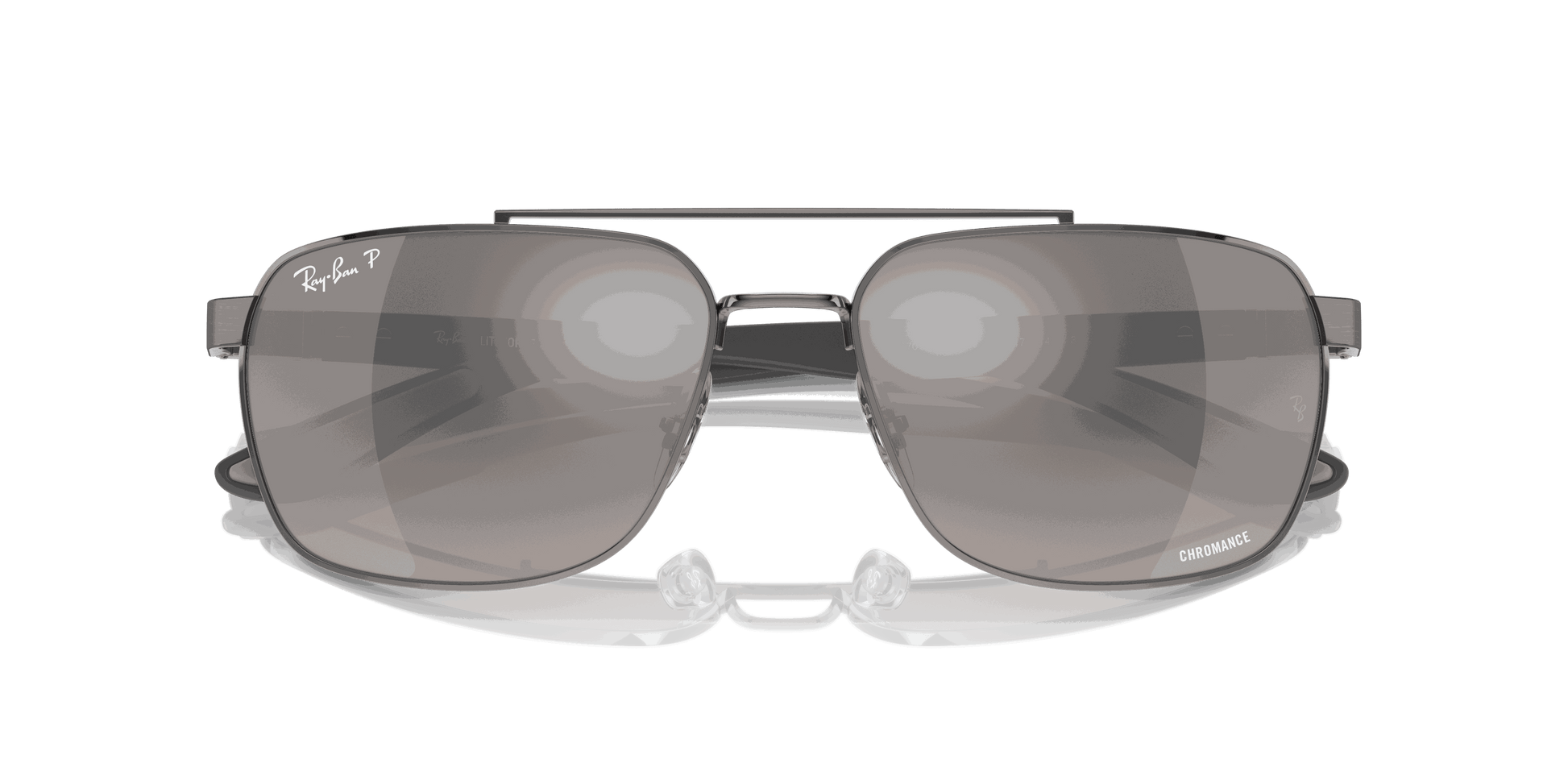 [Grey Lenses, Polished Gunmetal Frame]
