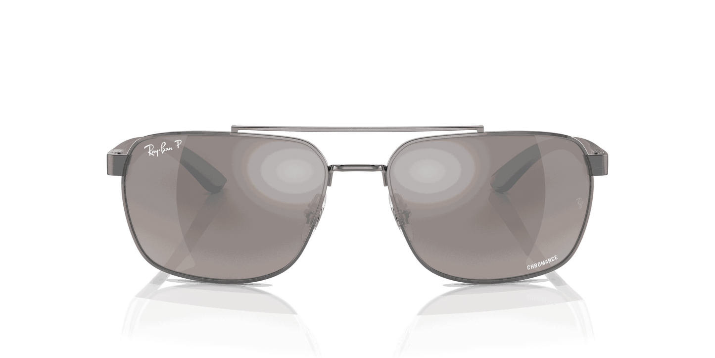 [Grey Lenses, Polished Gunmetal Frame]