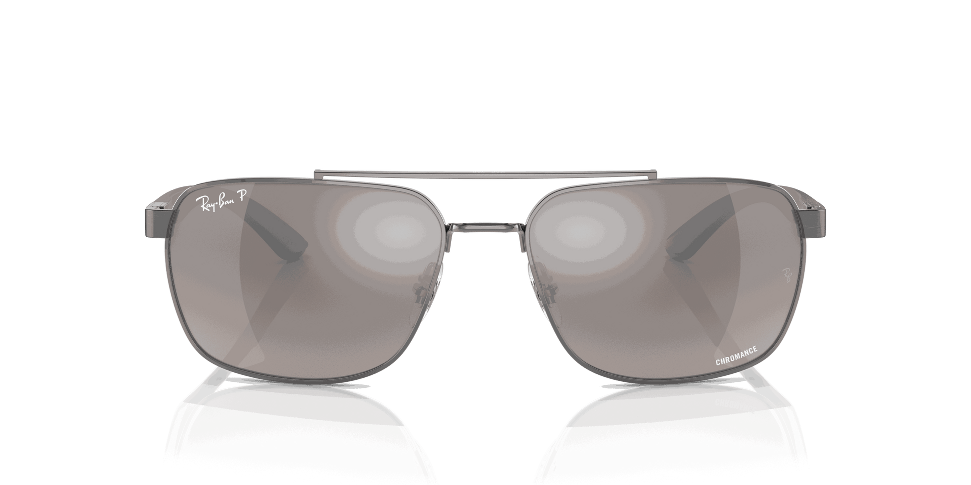 [Grey Lenses, Polished Gunmetal Frame]