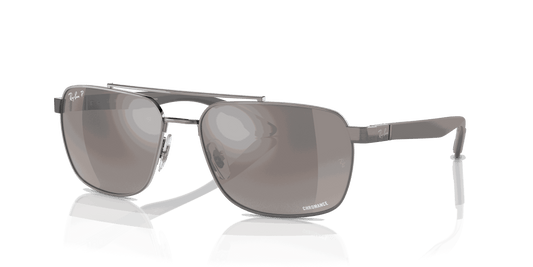 [Grey Lenses, Polished Gunmetal Frame]