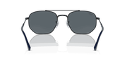 Blue Lenses, Polished Black Frame