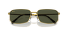 [Green Lenses, Polished Gold Frame]