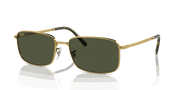 Green Lenses, Polished Gold Frame