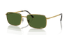 [Dark Green Lenses, Polished Gold Frame]