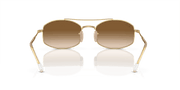 Light Brown Lenses, Polished Arista Gold Frame