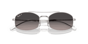 Light Grey Lenses, Polished Silver Frame