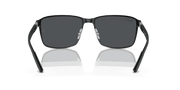 Dark Grey Lenses, Polished Black On Black Frame