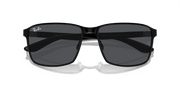 Dark Grey Lenses, Polished Black On Black Frame