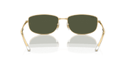 Green Lenses, Polished Arista Gold Frame