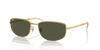 [Green Lenses, Polished Arista Gold Frame]