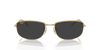 [Black Lenses, Polished Arista Gold Frame]