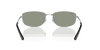 [Green & Silver Lenses, Polished Silver Frame]