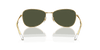 [Green Lenses, Polished Arista Gold Frame]