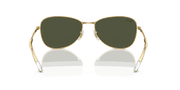 Green Lenses, Polished Arista Gold Frame