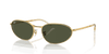 [Green Lenses, Polished Arista Gold Frame]