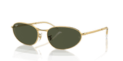 Green Lenses, Polished Arista Gold Frame