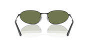 Dark Green Lenses, Polished Black Frame