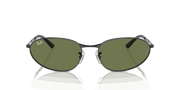 Dark Green Lenses, Polished Black Frame