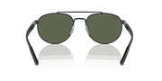 Dark Green Lenses, Polished Black Frame